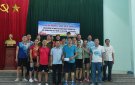 Hội nông dân xã Vĩnh Yên tổ chức giải bóng chuyền hơi vào mừng 93 năm ngày thành lập hội nông dân Việt Nam